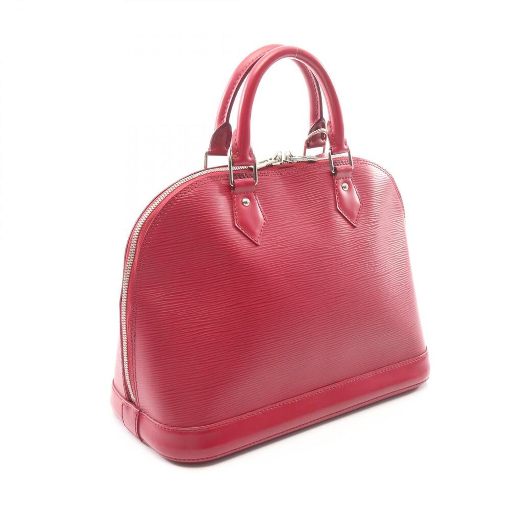 Louis Vuitton Handbag Pink Alma Leather Epi Pink